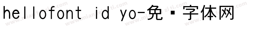 hellofont id yo字体转换
